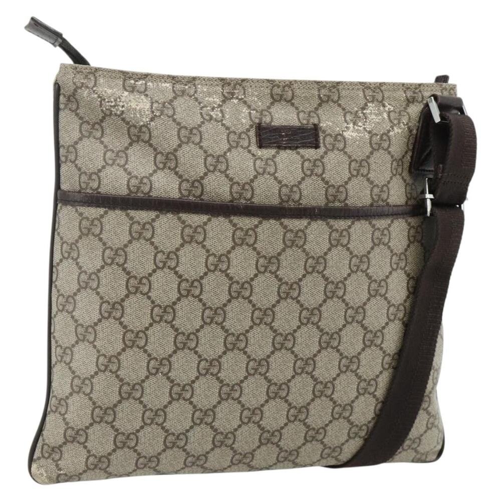 Gucci GG Supreme Shoulder Bag Beige